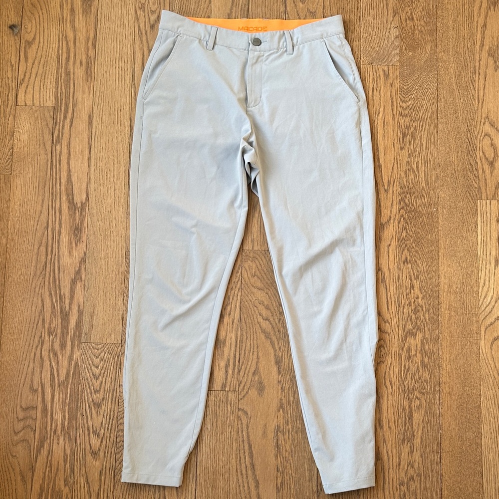 McCade Golf Pants – Slim Fit – Size 32 Regular – Gray – Good Condition